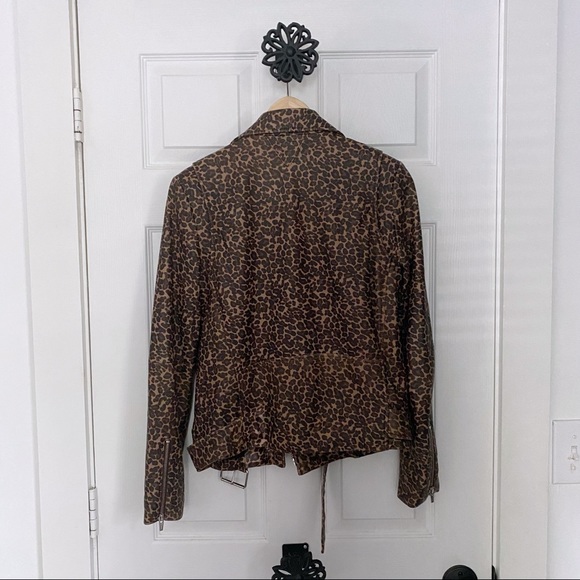 VEDA Jayne Smooth Leather Jacket Sz Small - Picture 5 of 8